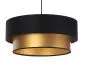 Lampa wisząca DOUBLE BLACK 60 złota/czarna nad stół ręcznie robiona | MIRAT. w stylu  kolekcja