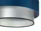 Lampa wisząca DOUBLE BLUE 60 granatowa/srebrna nad stół | MIRAT. w stylu kolekcja