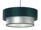 Lampa wisząca DOUBLE GREEN 60 zielona/srebrna dwukolorowa | MIRAT. w stylu kolekcja