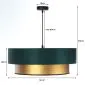 Lampa wisząca DOUBLE NET 50 buk w stylu industrialnym | MIRAT.