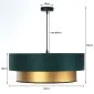 Lampa wisząca DOUBLE NET 60 srebrna polskiej produkcji ręcznie robiona | MIRAT.