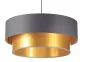 Lampa wisząca DOUBLE GRAY 60 szara/złota nowoczesna ręcznie robiona | MIRAT. w stylu kolekcja