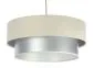 Lampa wisząca DOUBLE CREAM 40 kremowa/srebrna elegancka nowoczesna | MIRAT. w stylu kolekcja
