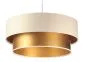 Lampa wisząca DOUBLE CREAM 60 kremowa/złota do jadalni | MIRAT. w stylu kolekcja