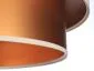 Lampa wisząca DOUBLE CREAM 60 kremowa/miedziana do salonu | MIRAT. w stylu kolekcja