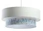Lampa wisząca DOUBLE FLOWER 60 biała ręcznie robiona | MIRAT.