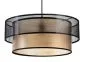 Lampa wisząca DOUBLE NET 60 buk w kształcie walca | MIRAT.