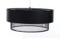 Lampa wisząca DOUBLE NET 40 czarna w stylu industrialnym | MIRAT.