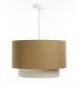 Lampa wisząca ERUTAN DOUBLE 50 żółta/kremowa do sypialni I sklep meblowy MIRAT.