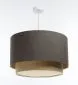 Lampa wisząca ERUTAN DOUBLE RATTAN 60 szara/beżowa do sypialni I sklep meblowy MIRAT.