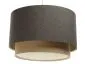 Lampa wisząca ERUTAN DOUBLE RATTAN 50 szara/beżowa z rattanową blendą I sklep meblowy MIRAT.