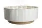 Lampa wisząca DUO LAMI LINE 40x16 biała/jutowa sufitowa I sklep meblowy MIRAT.