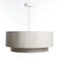 Lampa wisząca DUO LAMI LINE 40x16 kremowa/beżowa pojedyncza I sklep meblowy MIRAT.