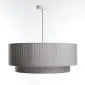 Lampa wisząca DUO LAMI LINE 40x16 szara do sypialni I sklep meblowy MIRAT.