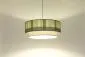 Lampa wisząca DUO LAMI LINE 40x16 zielona/kremowa boho I sklep meblowy MIRAT.