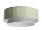 Lampa wisząca DUO LAMI LINE 40x16 zielona/kremowa boho I sklep meblowy MIRAT.