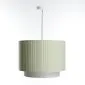 Lampa wisząca DUO LAMI LINE 50 zielona/kremowa do sypialni I sklep meblowy MIRAT.
