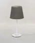 Lampa stołowa ENTURO szara z włącznikiem przesuwnym I sklep meblowy MIRAT.