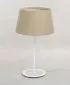 Lampa stołowa ENTURO III beżowa z abażurem z juty I sklep meblowy MIRAT.