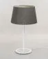 Lampa stołowa ENTURO III szara do salonu I sklep meblowy MIRAT.