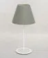Lampa stołowa ENTURO II zielona z włącznikiem przesuwnym I sklep meblowy MIRAT.