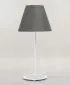 Lampa stołowa ENTURO IV szara z włącznikiem przesuwnym I sklep meblowy MIRAT.