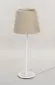 Lampa stołowa ENTURO II beżowa z abażurem z juty I sklep meblowy MIRAT.