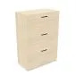 Komoda biurowa EASY SPACE CABINET 3D 80cm akacjowa zamykana I sklep meblowy MIRAT.