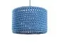 Lampa wisząca COTTON 30 niebieska pleciona polskiej produkcji | MIRAT. w stylu kolekcja