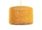 Lampa wisząca COTTON 30 żółta ze sznurka bawełnianego | MIRAT. w stylu kolekcja