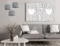 Lampa wisząca COTTON 30 szara ręcznie robiona polska | MIRAT. w stylu kolekcja