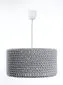 Lampa wisząca COTTON 40 szara nowoczesna ze sznurka | MIRAT. w stylu kolekcja