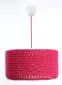 Lampa wisząca COTTON 40 czerwona do salonu | MIRAT. w stylu kolekcja