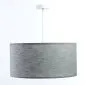 Lampa wisząca NATURAL GREY 60 szara nowoczesna w stylu boho | MIRAT.