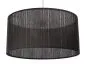 Lampa wisząca NATURAL DARK 60 grafitowa do przedpokoju boho | MIRAT.