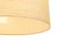 Lampa wisząca NATURAL RATTAN 50 beżowa walec tkanina | MIRAT.
