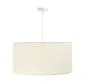 Lampa wisząca NATURAL CREAM 40 kremowa tkanina walec | MIRAT.