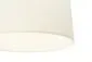 Lampa wisząca NATURAL CREAM 40 kremowa tkanina walec | MIRAT.