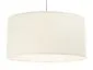 Lampa wisząca NATURAL CREAM 40 kremowa tkanina walec | MIRAT.