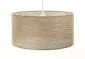 Lampa wisząca NATURAL BAMBOO 40 beżowa płócienna imitująca bambus | MIRAT.