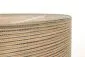Lampa wisząca NATURAL BAMBOO 50 beżowa tkanina w stylu boho | MIRAT.