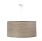 Lampa wisząca NATURAL FIBER 40 ciemnobeżowa do salonu nowoczesna | MIRAT.