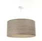 Lampa wisząca NATURAL FIBER 40 ciemnobeżowa do salonu nowoczesna | MIRAT.