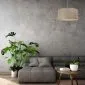 Lampa wisząca NATURAL FIBER 50 ciemnobeżowa w stylu natural | MIRAT.