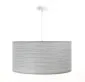 Lampa wisząca NATURAL SILVER 40 jasnoszara minimalistyczna walec | MIRAT.