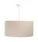Lampa wisząca BOHO LEN 50 kremowa walec w stylu boho | MIRAT.
