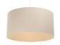 Lampa wisząca BOHO LEN 40 kremowa lniana tkanina | MIRAT.