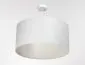 Lampa wisząca LEN LIGHT 40 biała lniana I sklep meblowy MIRAT.