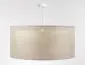 Lampa wisząca DUO LEN LIGHT 50 beżowa lniana I sklep meblowy MIRAT.