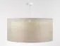 Lampa wisząca DUO LEN LIGHT 60 beżowa lniana I sklep meblowy MIRAT.